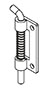 Screw On Version Right Door Spring Loaded Concealed Hinge