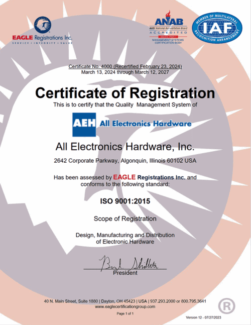 ISO Certification